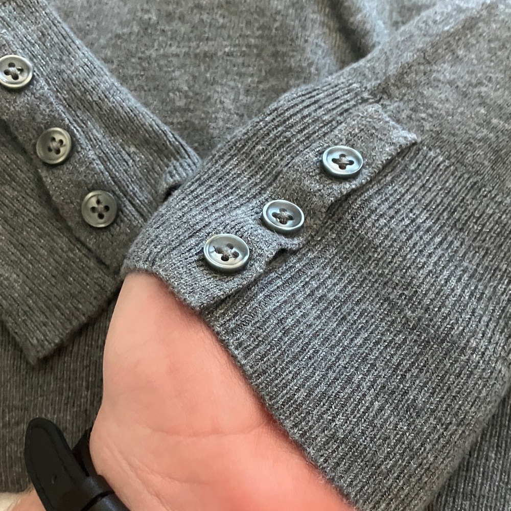 Ann Taylor Charcoal Turtleneck Sweater - Picture 3 of 4